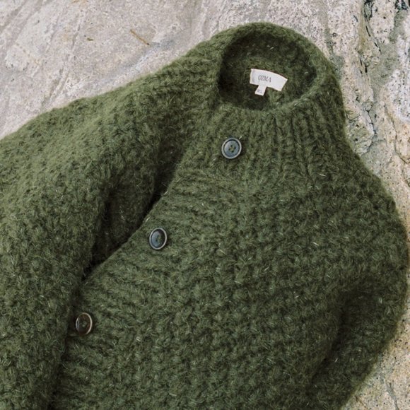 ~ISO~ Ozma of California Bell Hand Knit Cardigan, size XS/S - Picture 2 of 2